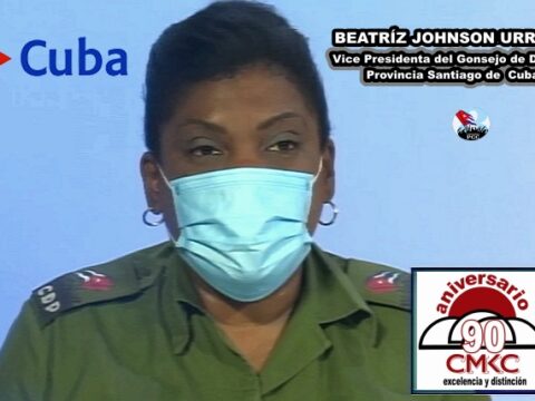 Vice Presidenta del Consejo de Defensa Provincial, Beatriz Johnson Urrutia,