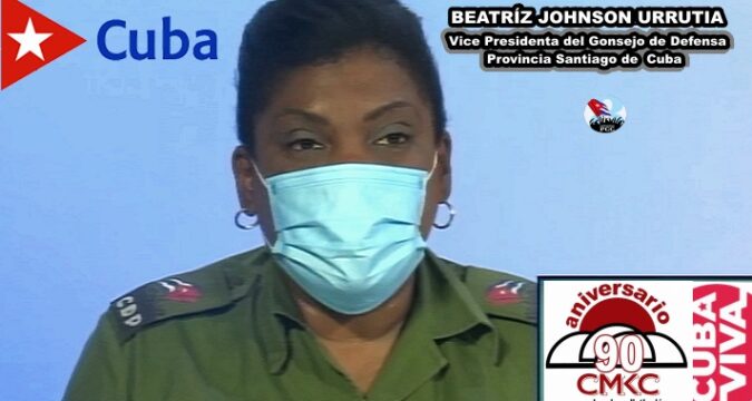 Vice Presidenta del Consejo de Defensa Provincial, Beatriz Johnson Urrutia,