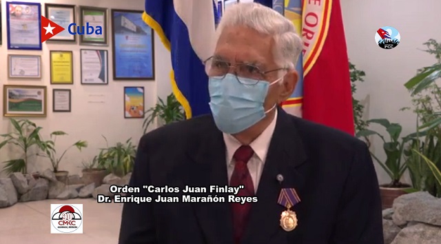 Orden "Carlos Juan Finlay" 2021 Enrique Juan Marañón Reyes