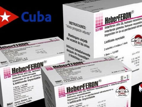 HeberFERON es un fármaco producido en Cuba para el tratamiento de las personas aquejadas de cáncer cutáneo. Foto: cortesía del cigb