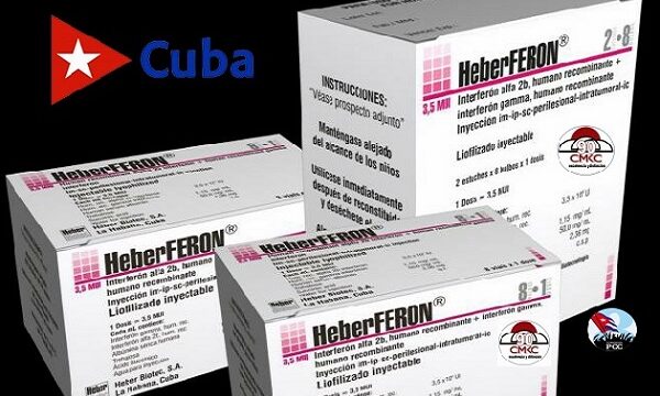 HeberFERON es un fármaco producido en Cuba para el tratamiento de las personas aquejadas de cáncer cutáneo. Foto: cortesía del cigb