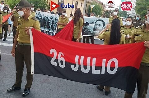 Futuro con las razones del 26 de Julio. Santiago de Cuba con garantía de continuidad generacional. Foto: Santiago Romero Chang.