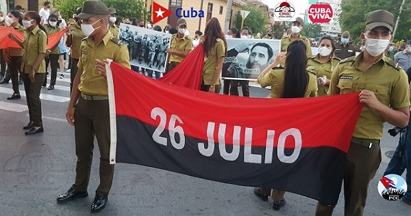 Futuro con las razones del 26 de Julio. Santiago de Cuba con garantía de continuidad generacional. Foto: Santiago Romero Chang.