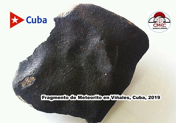 Fragmento de Meteorito en Viñales, Cuba, 2019