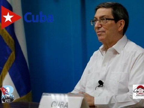 Canciller cubano Bruno Rodríguez Parrilla. Miembro del Buró Político