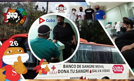 Jornada de Donación de Sangre en Santiago de Cuba. Imagen: Santiago Romero Chang