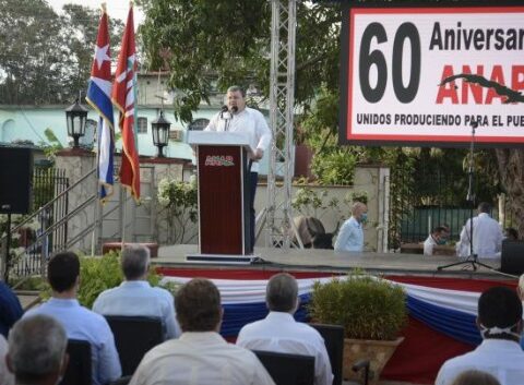 Acto por el aniversario 60 de la constitución de la Asociación Nacional de Agricultores Pequeños.