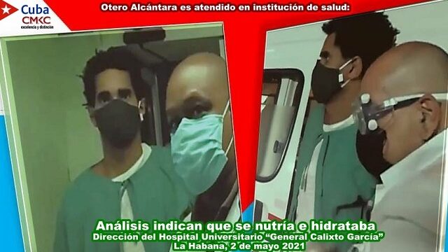 Otero Alcántara es atendido en institución de salud: Análisis indican que se nutría e hidrataba. Imagen web: Santiago Romero Chang