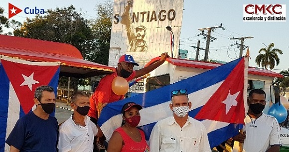 Unidos hacemos Cuba, ¡Viva el Primero de Mayo!. Imagen: Santiago Romero Chan