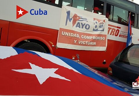 Unidos hacemos Cuba, ¡Viva el Primero de Mayo!. Imagen: Santiago Romero Chan