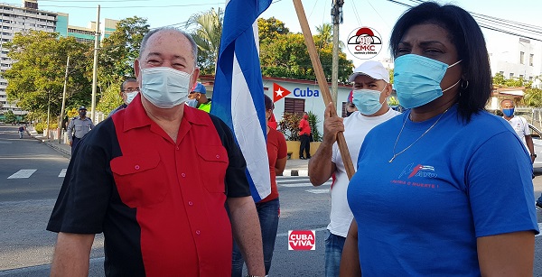 Unidos hacemos Cuba, ¡Viva el Primero de Mayo!. Imagen: Santiago Romero Chan