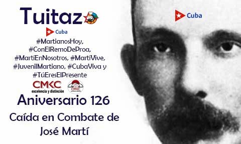 Hoy, twittazo Mil maneras, todas jóvenes, honrar a José Martí