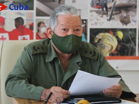 General de División (r) Ramón Pardo Guerra, jefe del Estado Mayor Nacional de la Defensa Civil de Cuba