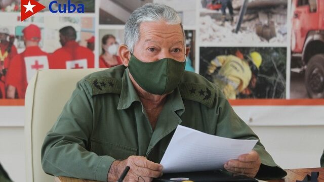 General de División (r) Ramón Pardo Guerra, jefe del Estado Mayor Nacional de la Defensa Civil de Cuba