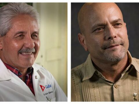 Felicita Díaz-Canel a dos cubanos consagrados a sus respectivas misiones: Gerardo Hernández y Francisco Durán