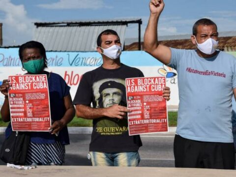 ¡NO al bloqueo contra Cuba!. Solidaridad que se multiplica en el m