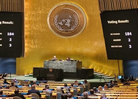 Victoria de Cuba en ONU: 184 a favor, 2 en contra y 3 abstenciones