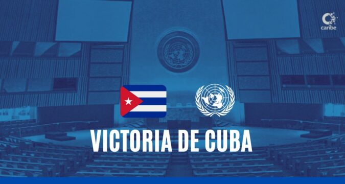 Victoria de Cuba en ONU: 184 a favor, 2 en contra y 3 abstenciones