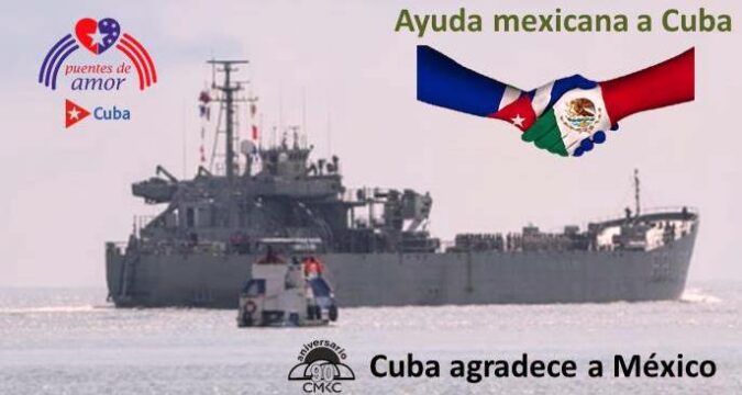 Asistencia humanitaria del Gobierno de México para Cuba