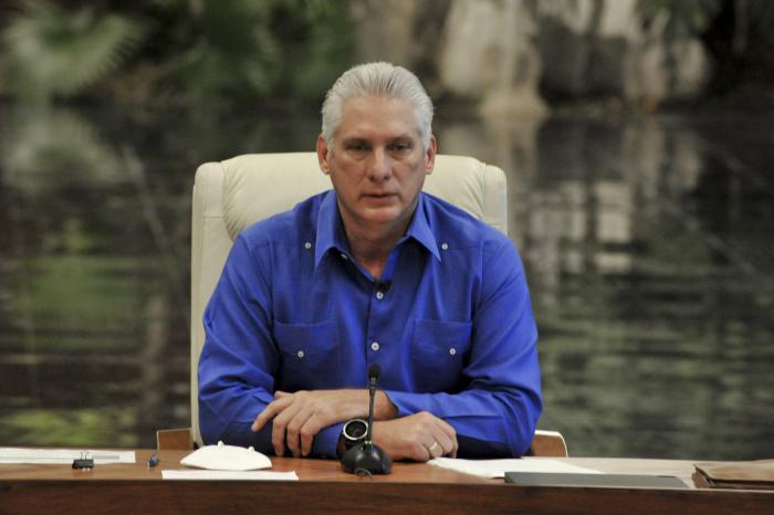 Primer Secretario del Comité Central del Partido y Presidente de la República, Miguel Díaz-Canel Bermúdez