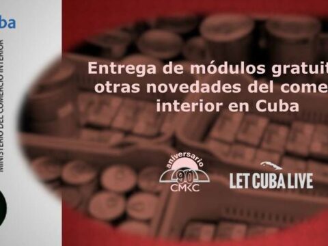 Entrega de módulos gratuitos y otras novedades del comercio interior en Cuba. Foto: Santiago Romero Chang