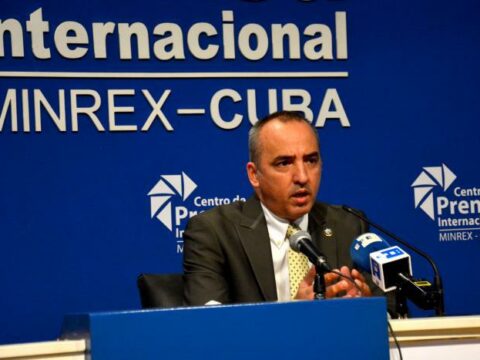 Ernesto Soberón, director general de Asuntos Consulares Cubanos Residentes en el Exterior del Ministerio de Relaciones Exteriores (MINREX) Foto: Ricardo López Hevia