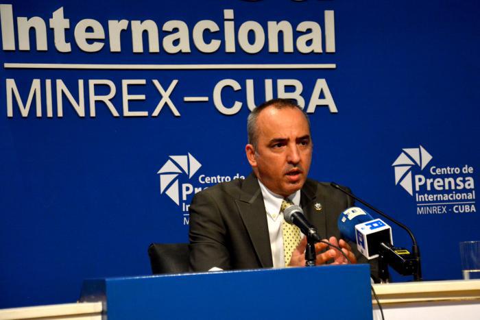 Ernesto Soberón, director general de Asuntos Consulares Cubanos Residentes en el Exterior del Ministerio de Relaciones Exteriores (MINREX) Foto: Ricardo López Hevia