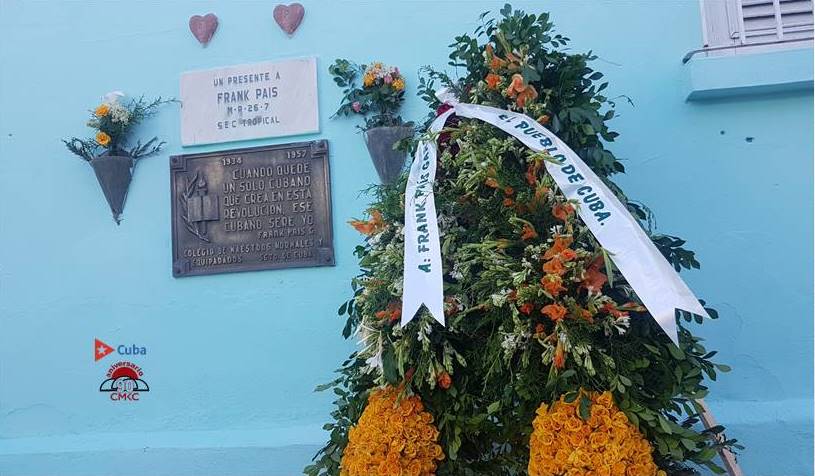 Frank País García a 64 años de su asesinato en Santiago de Cuba. Foto: Santiago Romero Chang