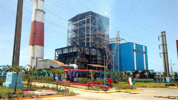 La central termoeléctrica Antonio Guiteras, de Matanzas