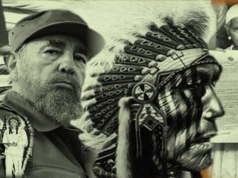 Fidel en defensa de la cultura indígena. Portada: Santiago Romero Chang