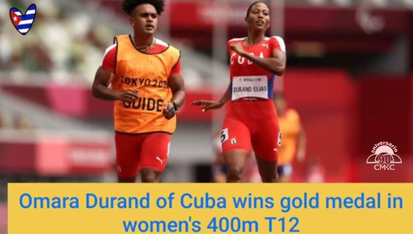 Ratificó santiaguera Omara Durand título de Campeona Paralímpica, en Tokio 2020