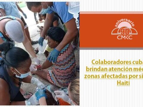 Colaboradores cubanos brindan atención médica en zonas afectadas por sismo en Haití