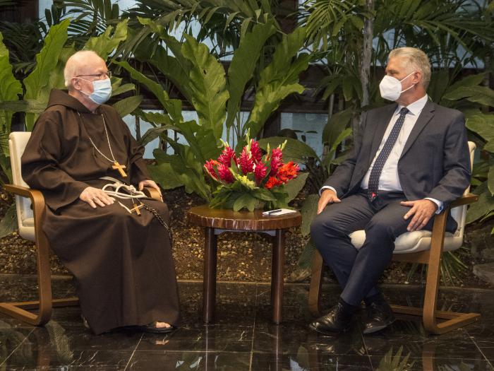 Recibió Díaz-Canel a su Eminencia el Cardenal estadounidense Sean Patrick O´Malley