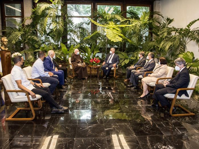 Recibió Díaz-Canel a su Eminencia el Cardenal estadounidense Sean Patrick O´Malley