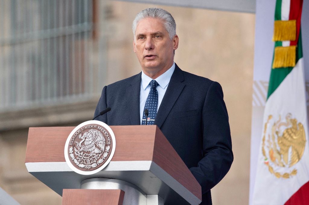 Presidente cubano Díaz Canel en México lindo y querido, por los 211 años del Grito de Dolores