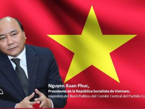 Nguyen Xuan Phuc, Presidente de la República Socialista de Vietnam y miembro del Buró Político del Comité Central del Partido Comunista de ese país.