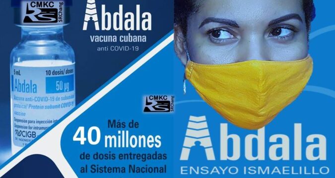 Otra batalla ganada por Abdala: 40 millones de vacunas producidas. Portada: Santiago Romero Chang