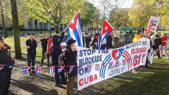 Solidaridad con Cuba en ciudades de Estados Unidos y del mundo al cierre Octubre 2021