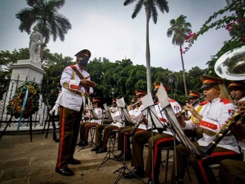 Tributo a Carlos Manuel de Céspedes a 153 octubre del grito de independencia