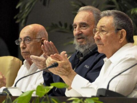 Fidel, Raúl y Machado Ventura