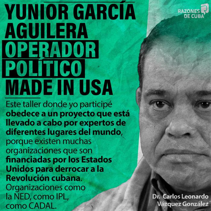 Yunior García Aguilera busca confrontación con las Fuerzas Armadas y el Minint