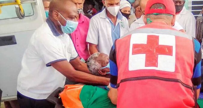 Accidente masivo provoca 31 lesionados en Aserradero, municipio Guamà en Santiago de Cuba