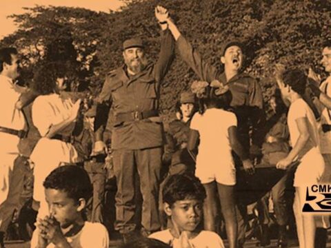 Fidel y Raúl en Cinco Palmas, unidos otra vez