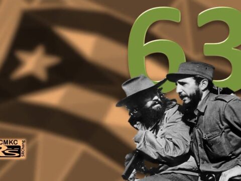 Aniversario 63 de la Revolución Cubana. Son 63 y vamos por más