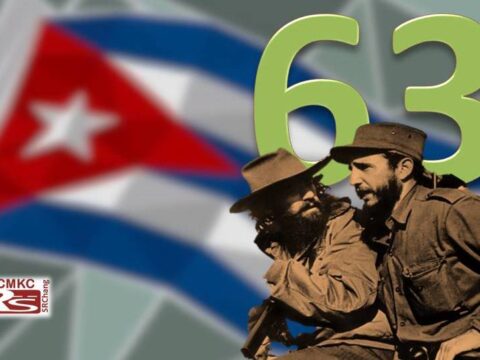 Aniversario 63 de la Revolución Cubana. Son 63 y vamos por más