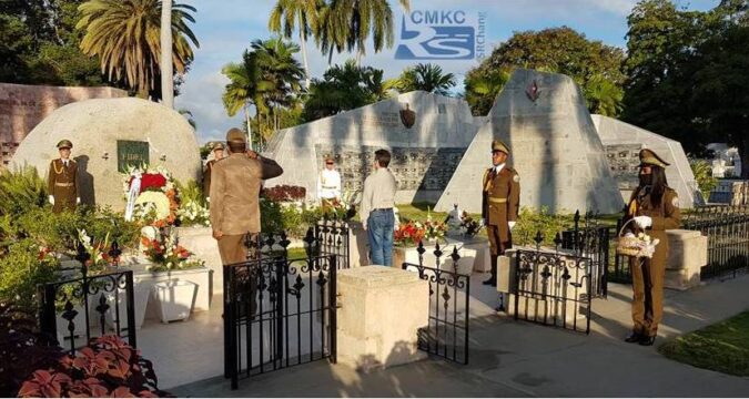 Fidel en Santiago en Cuba