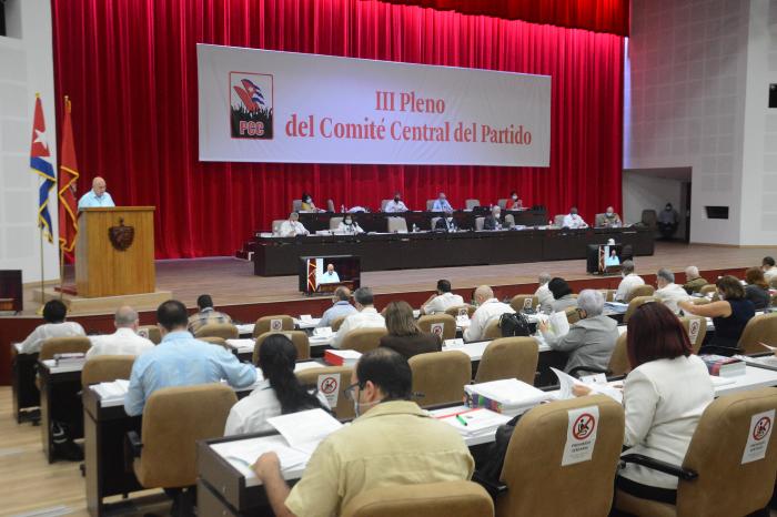 III Pleno del Comité Central del Partido Comunista de Cuba (PCC)