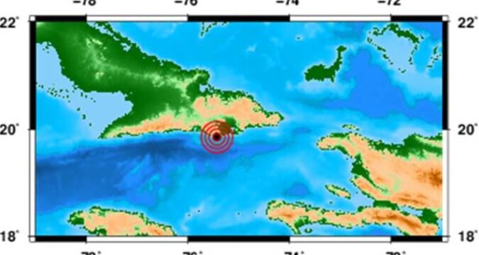 Sismo de 4.1. Perceptible en Guantánamo y Santiago de Cuba