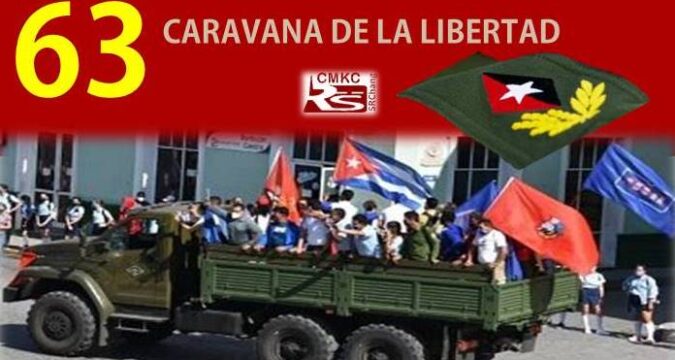 Juventud cubana en reedición 63 de la Caravana de la Libertad