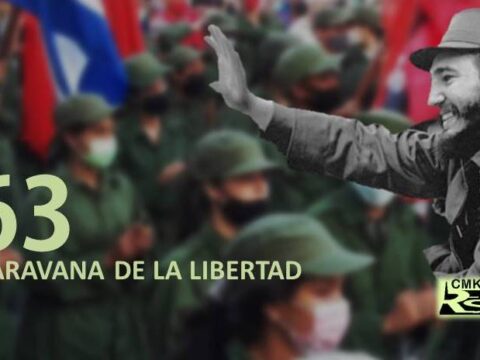 Juventud cubana en reedición 63 de la Caravana de la Libertad